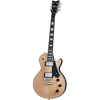 Schecter Guitar Research Solo-Ii Custom Electric Guitar Gloss Natural Top With Black Back for sale