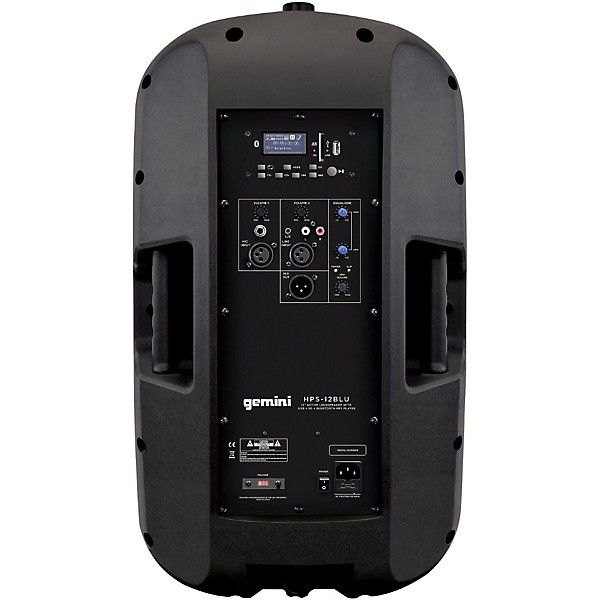 Open Box Gemini HPS-12BLU 12" D-Class Powered Speaker with Bluetooth Level 2 Regular 190839543875