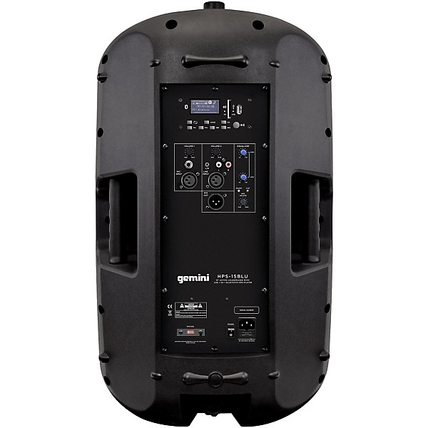 Open Box Gemini HPS-15BLU 15" D-Class Powered Speaker with Bluetooth Level 2 Regular 190839495761