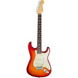 Fender American Elite Rosewood Stratocaster Electric Guitar Aged Cherry Burst