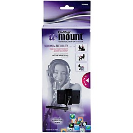 On-Stage U-Mount TCM1900 Grip-On Universal Device Holder with Mounting Post