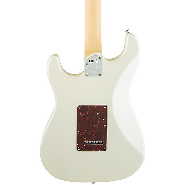 Open Box Fender American Elite Maple Stratocaster Electric Guitar Level 2 Olympic Pearl 888366057780