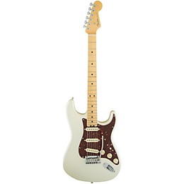 Open Box Fender American Elite Maple Stratocaster Electric Guitar Level 2 Olympic Pearl 888366057780