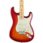 Open Box Fender American Elite Maple Stratocaster Electric Guitar Level 2 Aged Cherry Burst 888366066393 thumbnail
