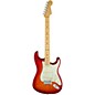 Fender American Elite Stratocaster Maple Fingerboard Electric Guitar Aged Cherry Burst