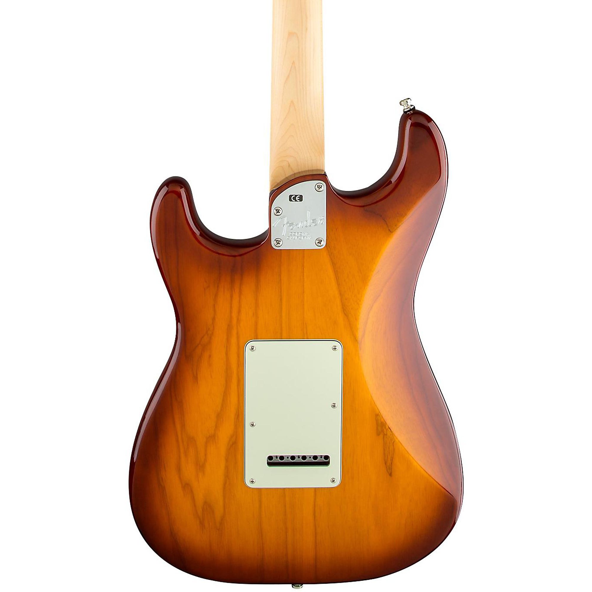 Fender American Elite Stratocaster Maple Fingerboard Electric Guitar  Tobacco Sunburst