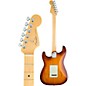 Fender American Elite Stratocaster Maple Fingerboard Electric Guitar Tobacco Sunburst