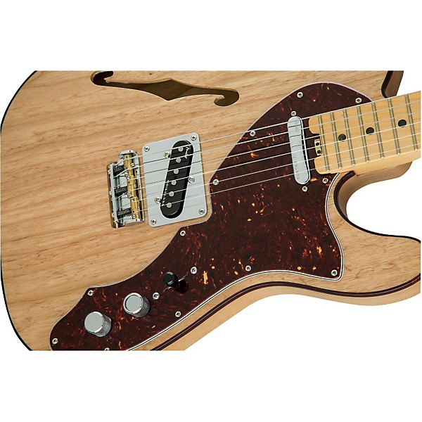 Open Box Fender American Elite Telecaster Thinline Maple Fingerboard Electric Guitar Level 2 Natural 888365986067