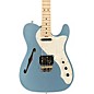 Clearance Fender American Elite Telecaster Thinline Maple Fingerboard Electric Guitar Mystic Blue thumbnail
