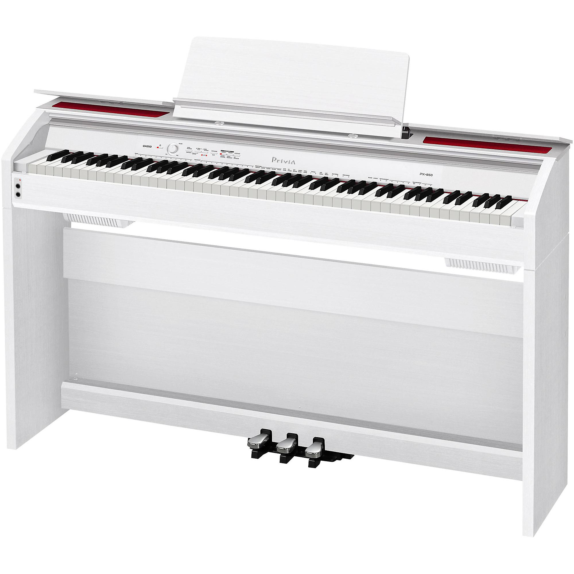 Restock Casio Privia PX-850 88-Key Digital Piano White | Guitar Center