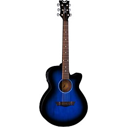 Dean AXS Performer Acoustic-Electric Guitar Blue Burst
