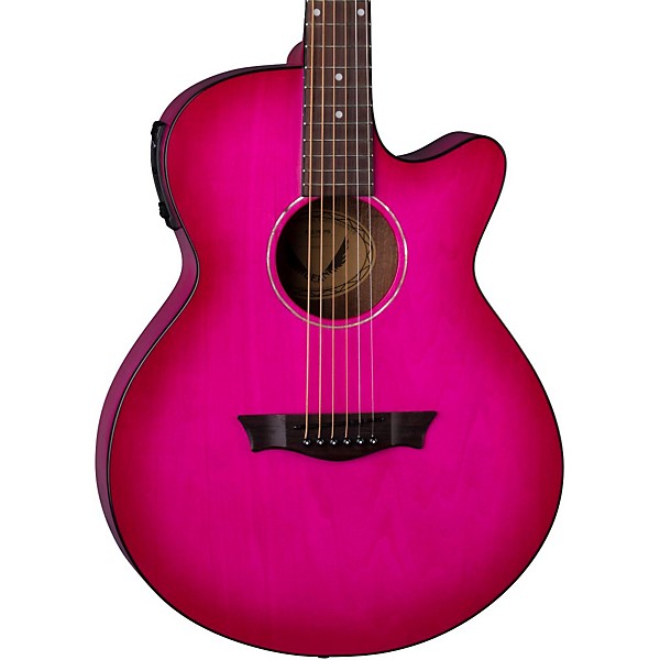 Open Box Dean AXS Performer Acoustic-Electric Guitar Level 2 Pink Burst 888366036532