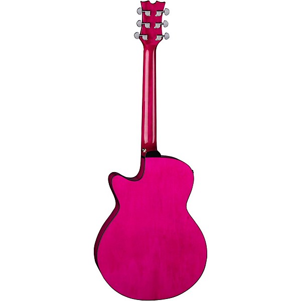 Open Box Dean AXS Performer Acoustic-Electric Guitar Level 2 Pink Burst 888366036532