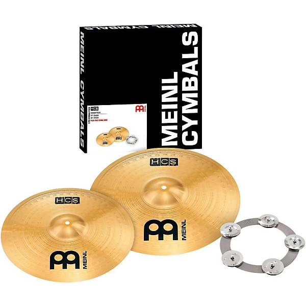 MEINL HCS Crash Pack with Free Ching Ring