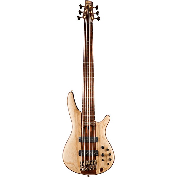 Ibanez SR1306E Premium 6-String Electric Bass Guitar Natural