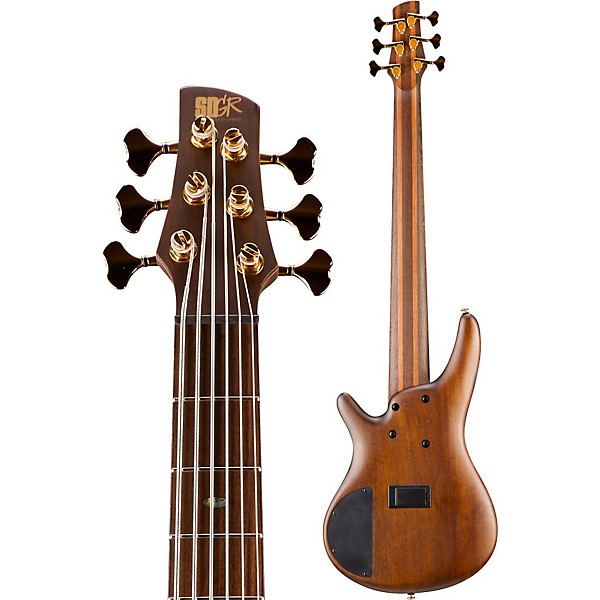 Open Box Ibanez SR1306E Premium 6-String Electric Bass Guitar Level 2 Natural 190839657732