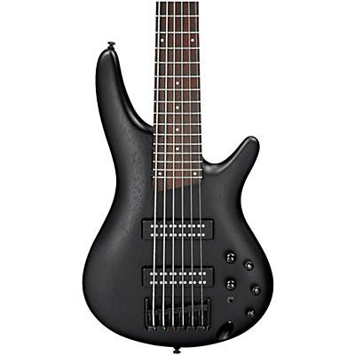 Ibanez Sr306eb 6-String Electric Bass Guitar Weathered Black for sale