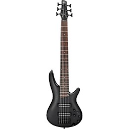 Open Box Ibanez SR306EB 6-String Electric Bass Guitar Level 1 Weathered Black