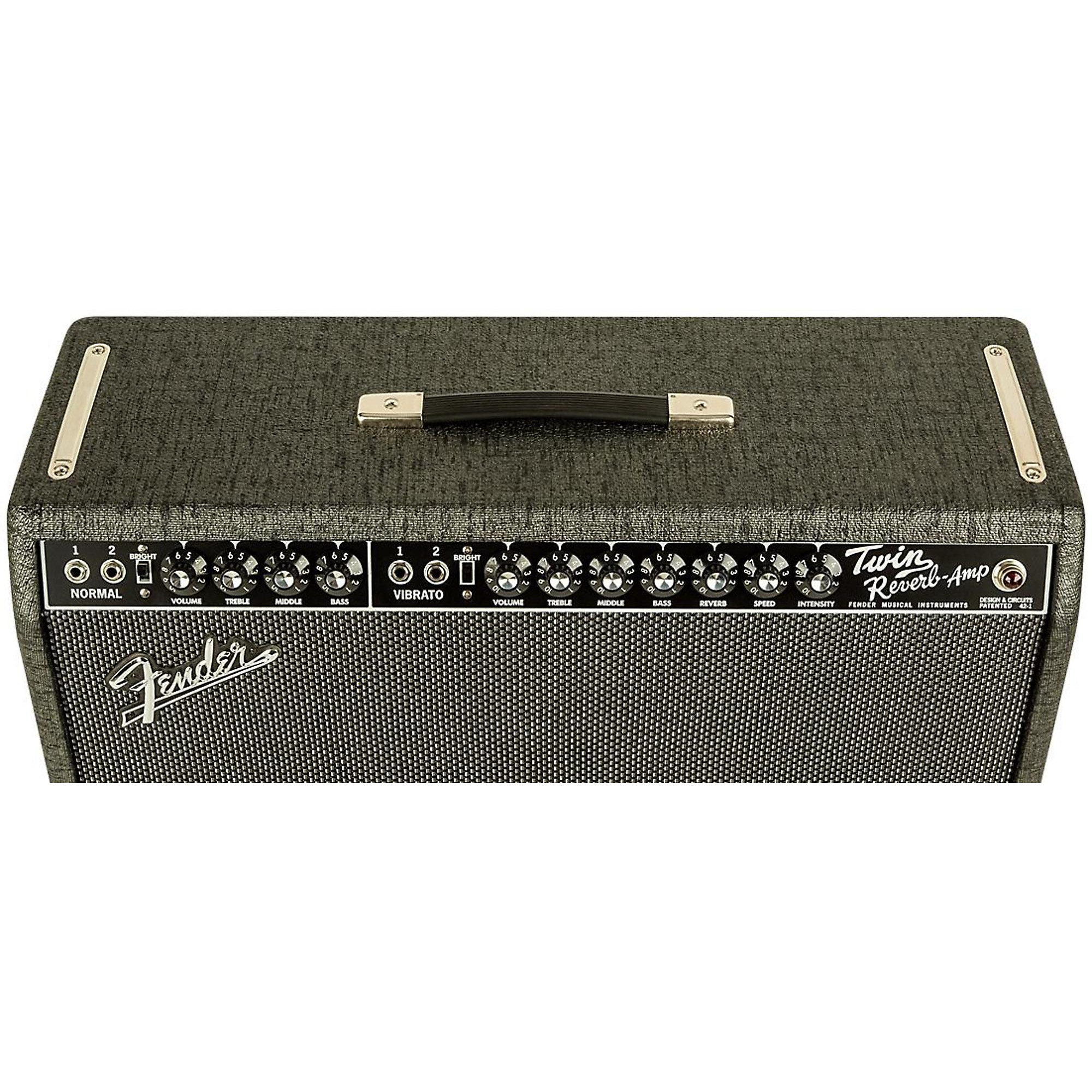 Fender GB George Benson Twin Reverb 2x12 Guitar Combo Amp Gray