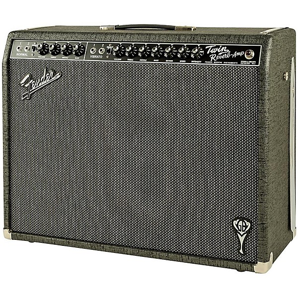 Open Box Fender GB George Benson Twin Reverb 2x12 Guitar Combo Amp Level 1 Gray