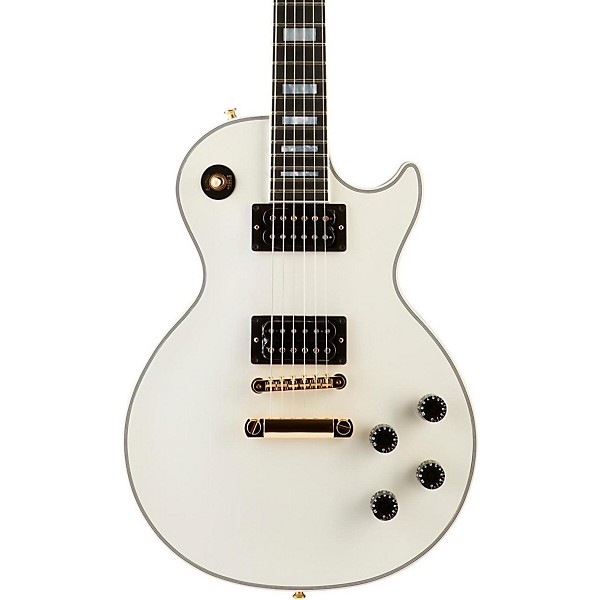 Gibson Custom Les Paul Custom Axcess with Stopbar Electric Guitar Arctic White