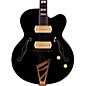 D'Angelico Excel Series 59 Hollowbody Electric Guitar with Stairstep Tailpiece Black thumbnail