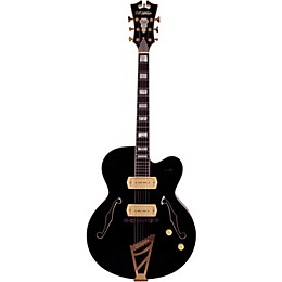 Open Box D'Angelico Excel Series 59 Hollowbody Electric Guitar with Stairstep Tailpiece Level 2 Black 190839531544