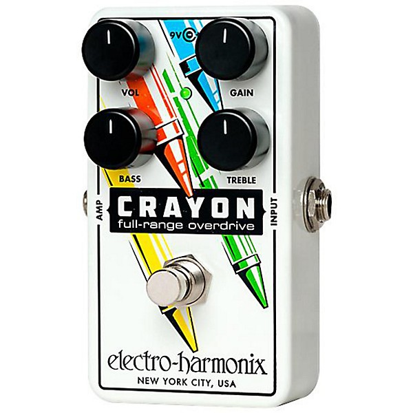 Open Box Electro-Harmonix CRAYON Full Range Overdrive - 76 Level 1