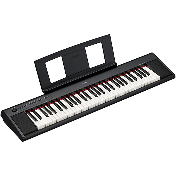 Open Box Yamaha NP12 61-Key Entry-Level Piaggero Ultra-Portable Digital Piano Level 2 Black 194744329043