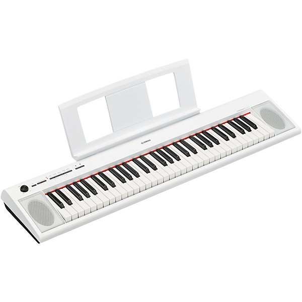 Open Box Yamaha NP12 61-Key Entry-Level Piaggero Ultra-Portable Digital Piano Level 2 White 194744153754