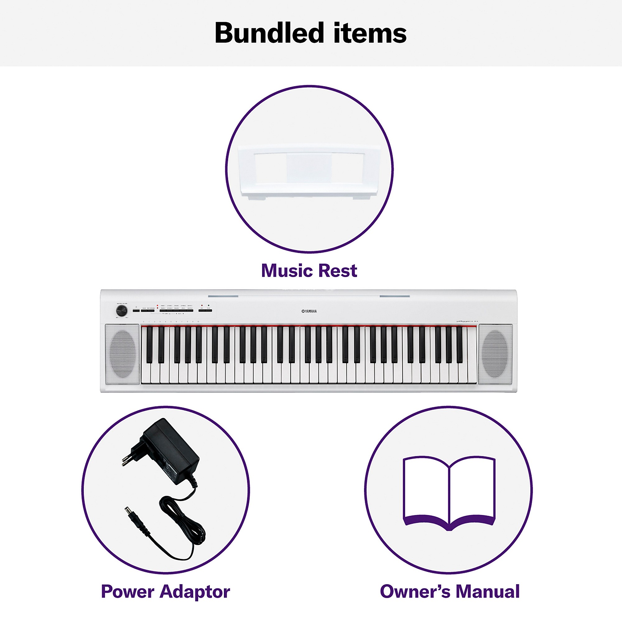 Yamaha NP-12 61-Key Entry-Level Piaggero Ultraportable Digital