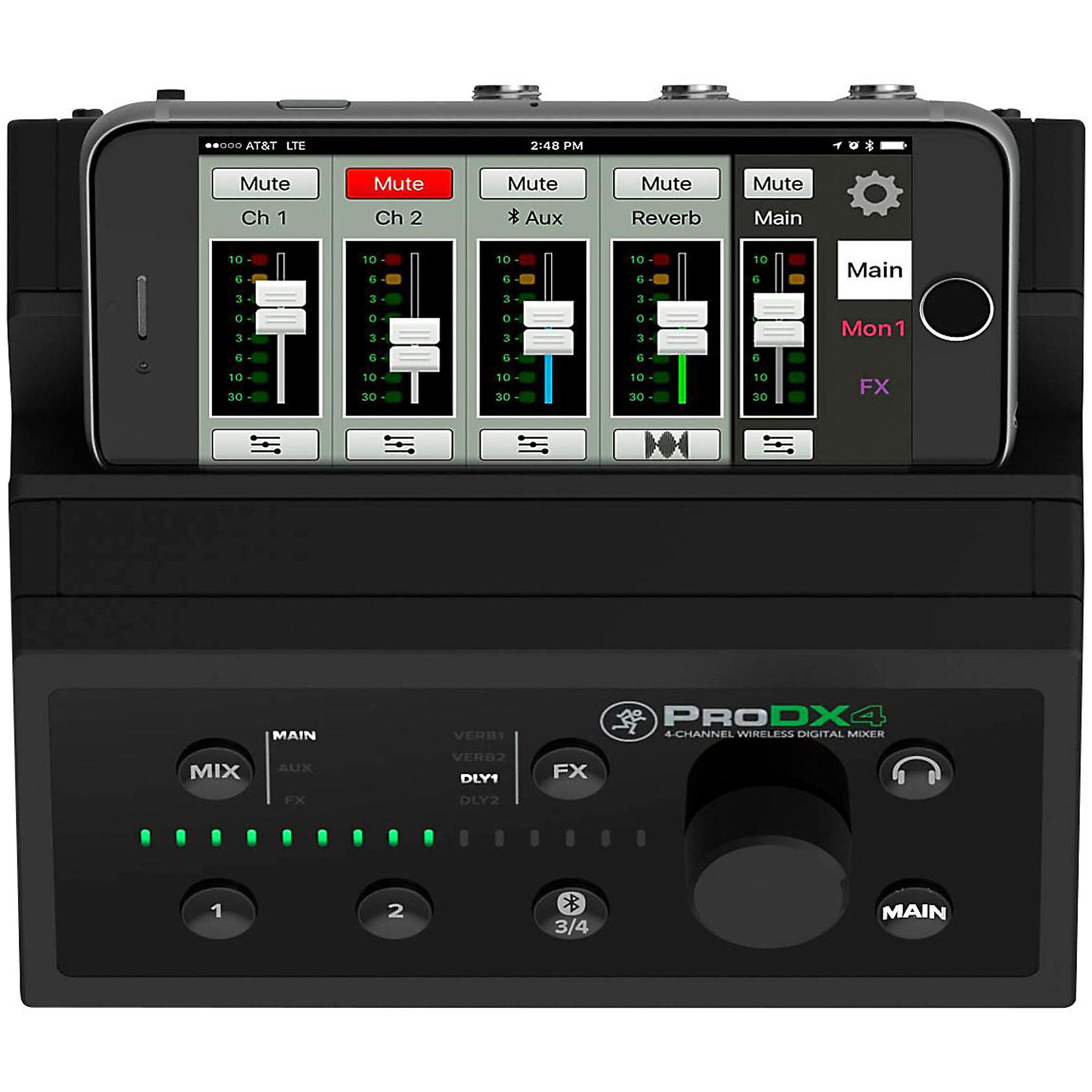 Open Box Mackie ProDX4 4-Channel Wireless Digital Mixer | Guitar