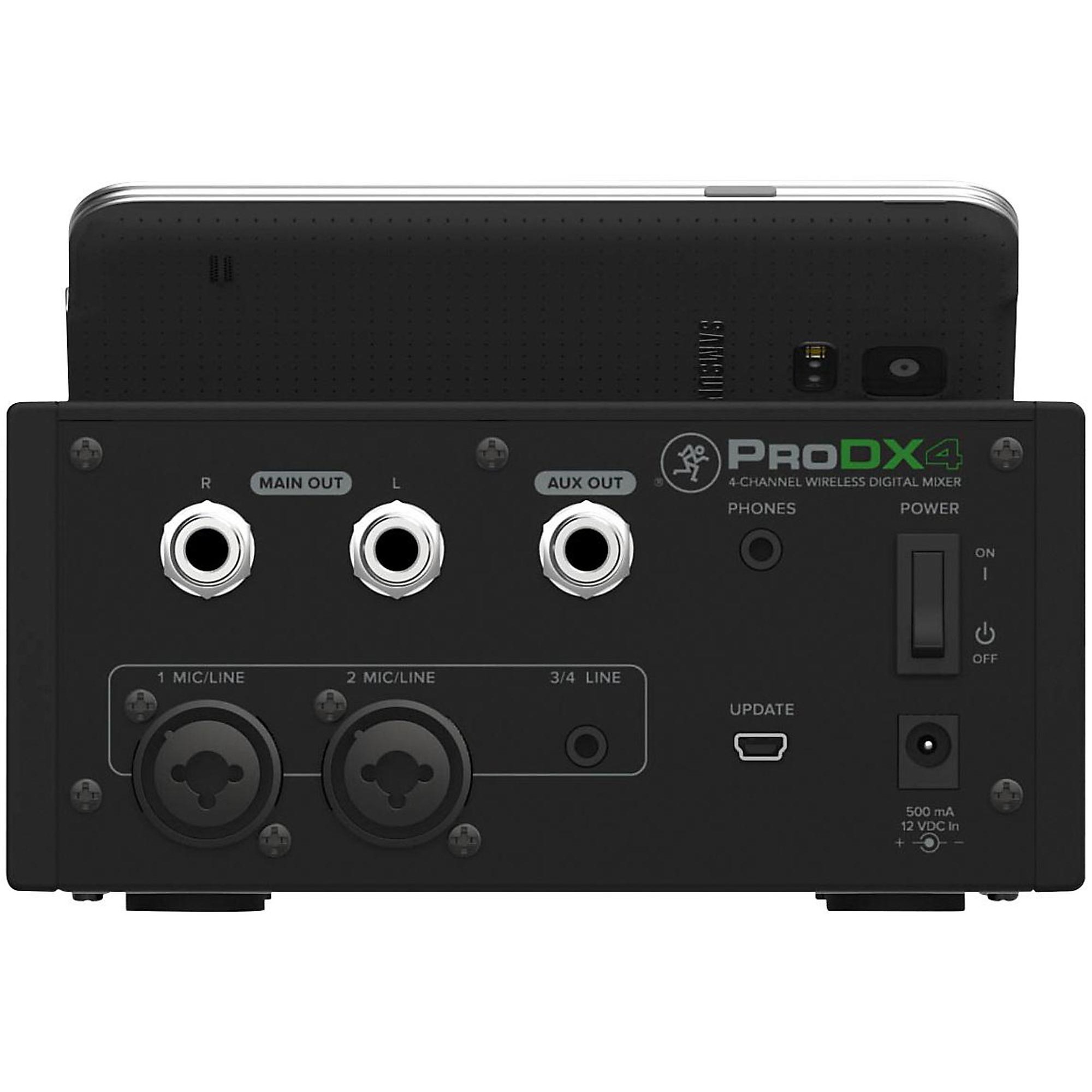 Open Box Mackie ProDX4 4-Channel Wireless Digital Mixer | Guitar