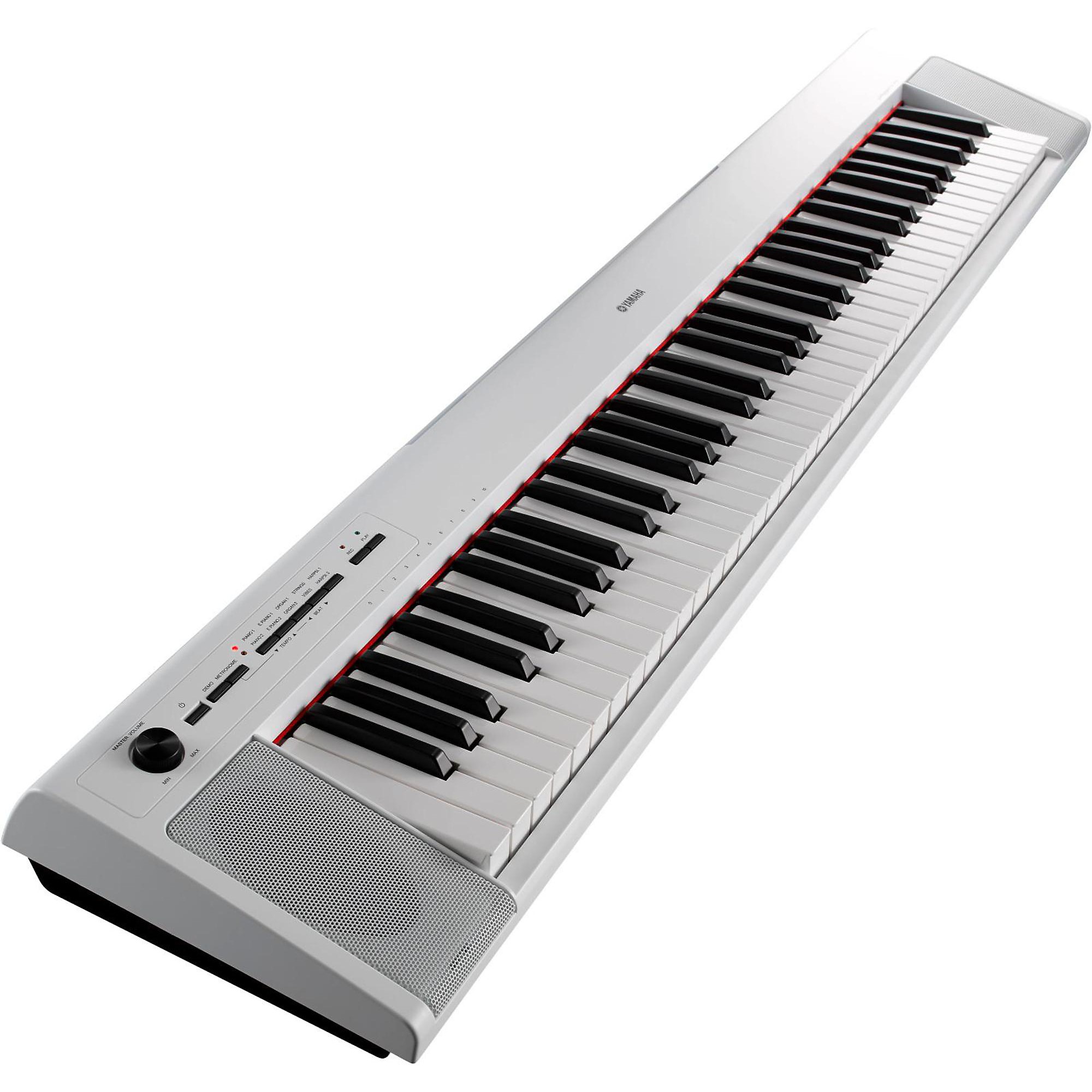 Yamaha NP-32 76-Key Piaggero Portable Keyboard White | Guitar Center