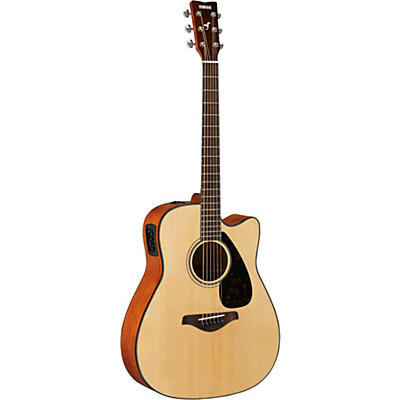 Yamaha Fg Series Fgx800c Acoustic-Electric Guitar Natural for sale