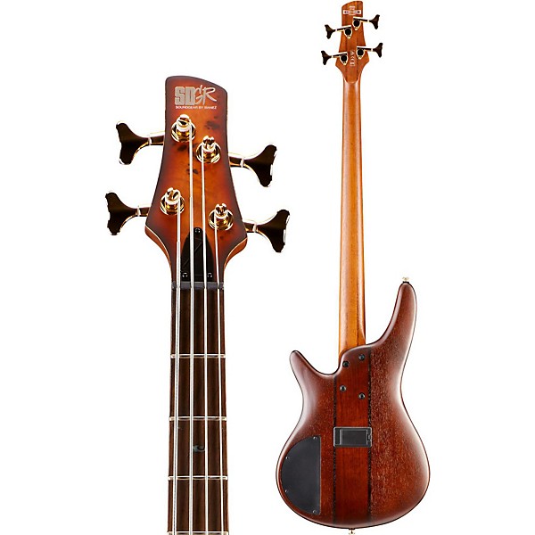 Open Box Ibanez SR800 4-String Electric Bass Aged Whiskey Burst