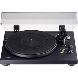 Open Box TEAC TN-200 Belt Drive Record Player with USB Output Level 1 Black