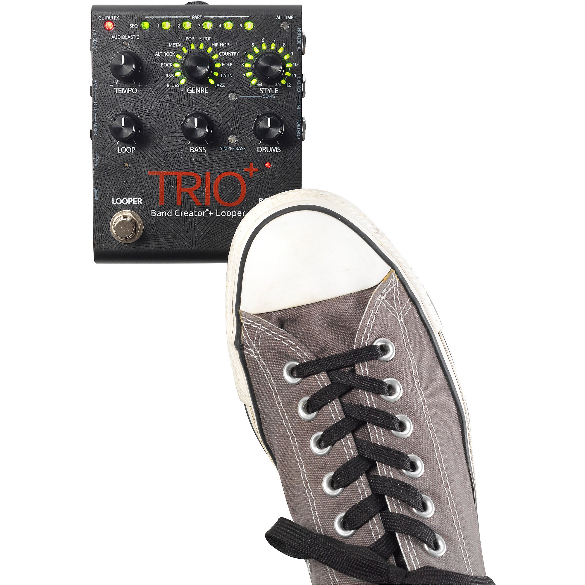 DigiTech TRIO+ Band Creator + Looper Guitar Effects Pedal | Guitar