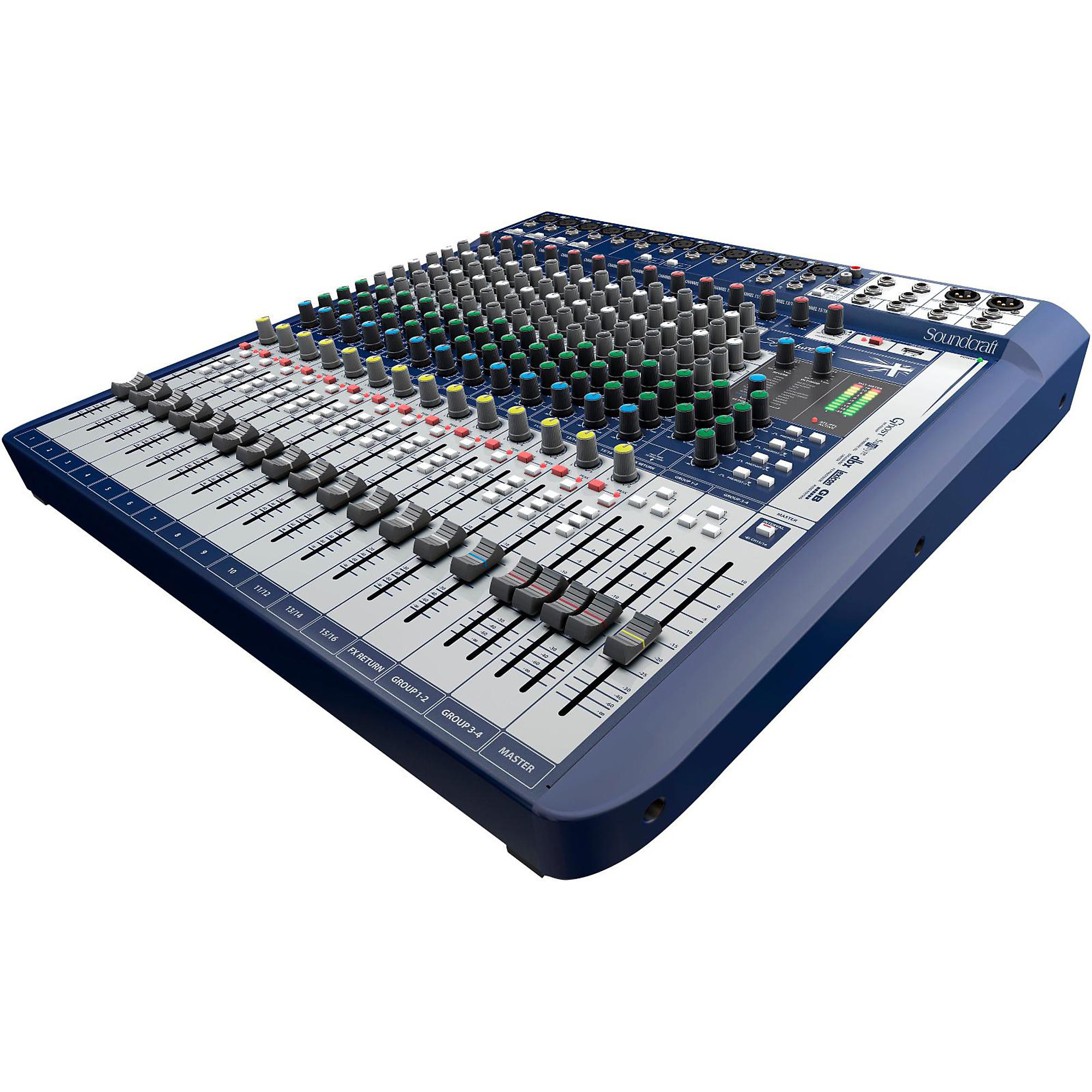 Soundcraft Signature 16 アナログミキサー Soundcraft Signature 16 Analog Mixer | Guitar Center