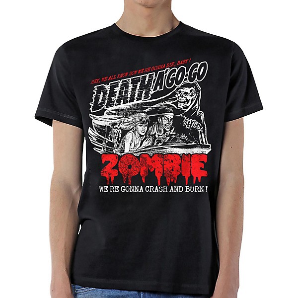 Rob Zombie Zombie Crash T-Shirt X Large Black