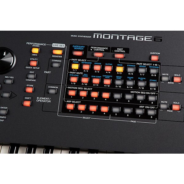 Open Box Yamaha Montage 6 61-Key Flagship Synthesizer Level 2 Regular 190839469557