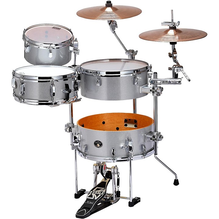 Toma オーダーメイド TAMA Silverstar Cocktail-Jam 4-Piece Kit with Bass Drum Pedal and