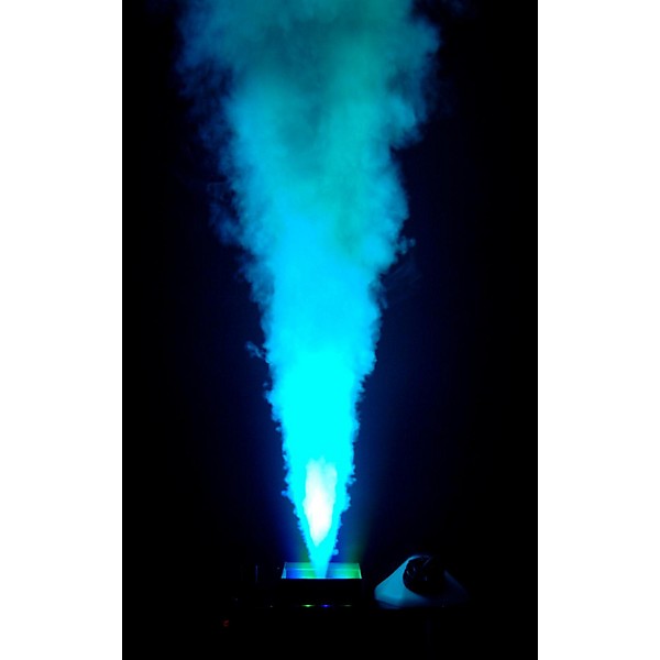 Clearance CHAUVET DJ Geyser P4 Vertical Fog Machine with LED Light Effects and Remote Control