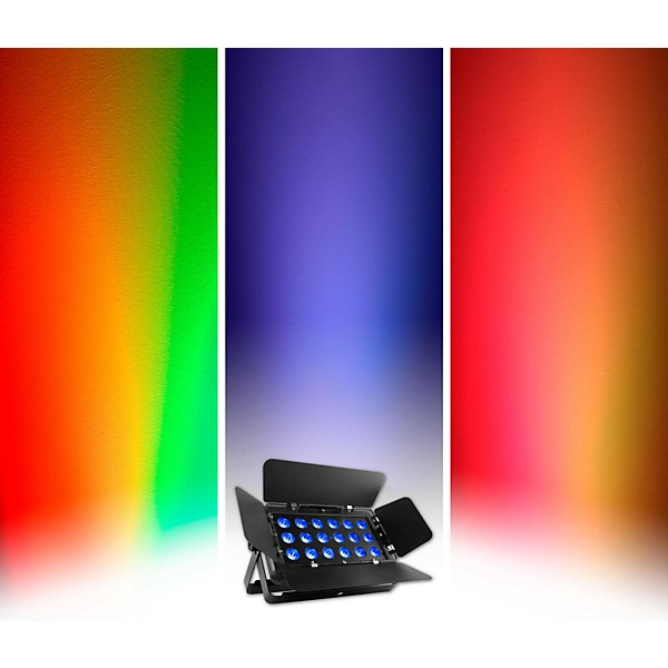 CHAUVET DJ SlimBANK T18 USB Tri-Color LED Wash/Effect Light with Adjustable Barn Doors