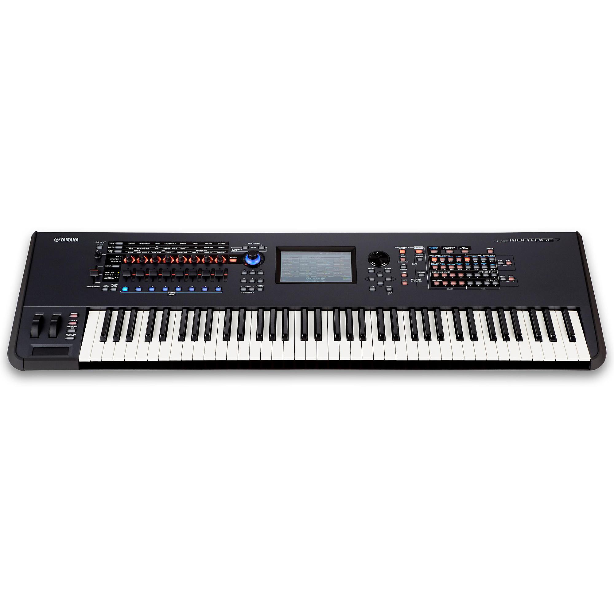 鍵盤楽器 YAMAHA MONTAGE 7 WH Yamaha Montage 7 Keyboard Synthesizer, 76-Key | zZounds