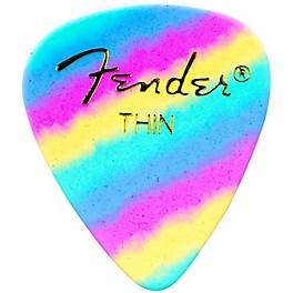 Fender 351 Shape Premium Picks Thin Rainbow C... Fender 351 Shape Premium Picks Thin Rainbow Celluloid - 12-Pack Thin 12 Pack