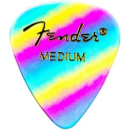 Fender 351 Shape Premium Picks Thin Rainbow... Fender 351 Shape Premium Picks Thin Rainbow Celluloid - 12-Pack Medium 12 Pack