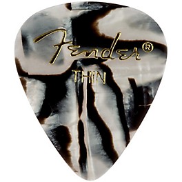 Fender 351 Shape Premium Picks, Zebra Celluloid Heavy 12 Pack Fender 351 Shape Premium Picks, Zebra Celluloid Thin 12 Pack