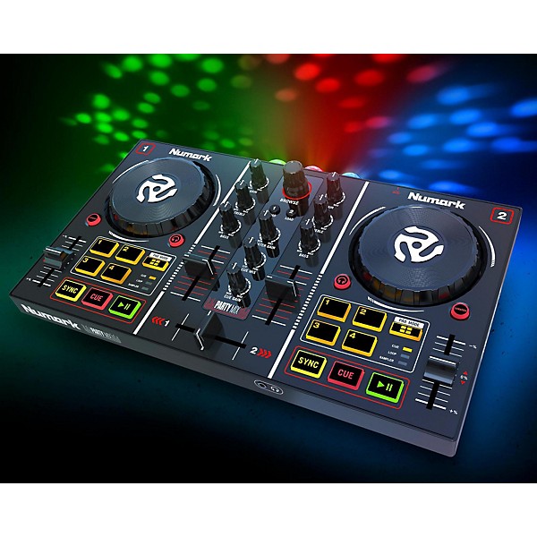 Open Box Numark Party Mix DJ Controller Level 2 Regular 888366042236