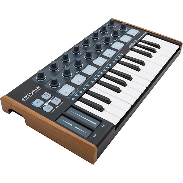 Arturia MiniLab Mini Hybrid Keyboard Controller Limited Black Edition Black